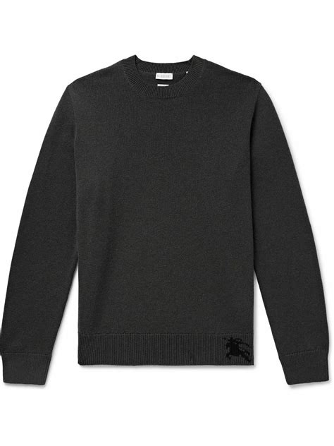 burberry grey sweater logo|Burberry sweater price.